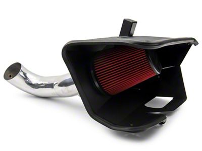 RedRock Cold Air Intake; Polished (19-24 V8 Sierra 1500)