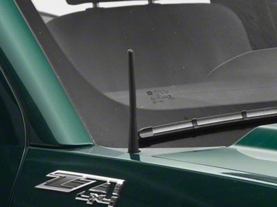 RedRock Off-Road Black Antenna; 6.50-Inch (99-18 Sierra 1500)