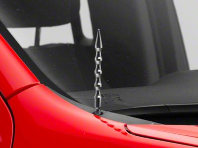 RedRock Billet Antenna; 6-Inch; Polished (07-24 Silverado 1500)