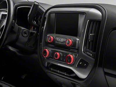 Center Console Interior Dash Trim For Chevy Silverado 2022-2025