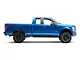 RedRock 6-Inch Oval Straight End Side Step Bars; Black (15-24 F-150 SuperCab)