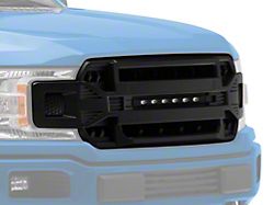 RedRock Armor Upper Replacement Grille with LED Off-Road Lighting (18-20 F-150, Excluding Raptor)