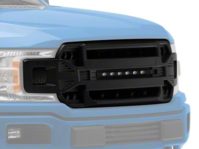 RedRock Armor Upper Replacement Grille with LED Off-Road Lighting (18-20 F-150, Excluding Raptor)