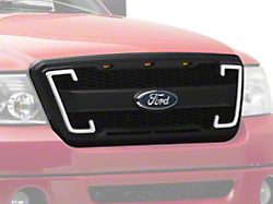 RedRock Baja Upper Replacement Grille with LED DRL and Sequential Turn Signals (04-08 F-150)