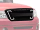 RedRock Baja Upper Replacement Grille with LED DRL and Turn Signal Function; Matte Black (04-08 F-150)