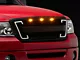 RedRock Baja Upper Replacement Grille with LED DRL and Turn Signal Function; Matte Black (04-08 F-150)