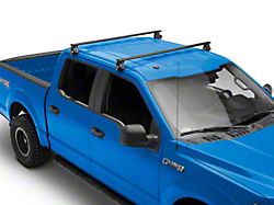 RedRock Cross Bar Roof Rack; Black; 60-Inch (15-20 F-150)