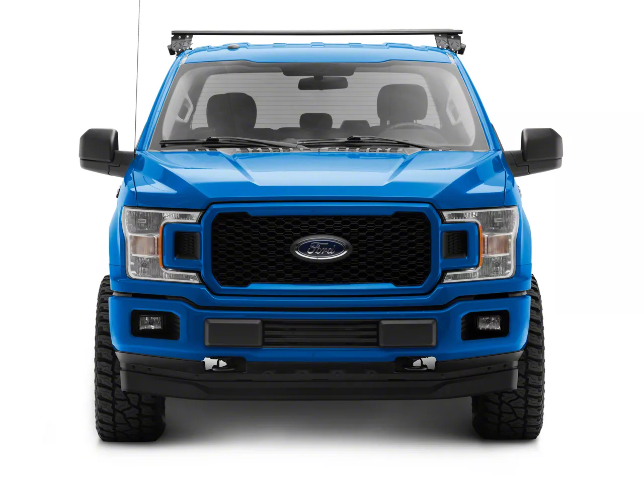 RedRock F 150 Cross Bar Roof Rack Black 60 Inch T574597 15 20 F 150 Free Shipping