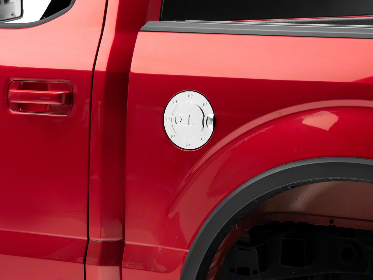 RedRock F150 Fuel Door Cover; Chrome T570519 (1520 F150, Excluding