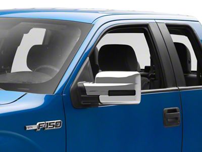 RedRock Full Mirror Covers; Chrome (09-14 F-150)