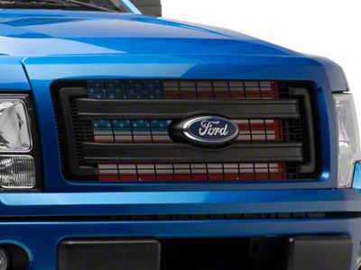 RedRock Grille Insert; Old Glory (09-14 F-150, Excluding Raptor)