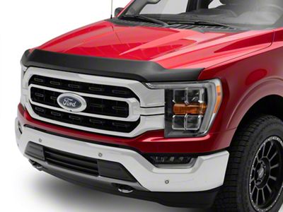 RedRock Hood Protector; Gloss Black (21-25 F-150, Excluding Raptor & Tremor)