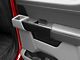 RedRock Interior Rear Door Handle Trim; Carbon Fiber (21-24 F-150 SuperCrew)