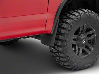 RedRock Molded Mud Guards; Front and Rear (15-20 F-150 w/ OE Fender Flares)