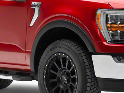 RedRock OE Style Fender Flares; Black (21-24 F-150, Excluding Raptor)