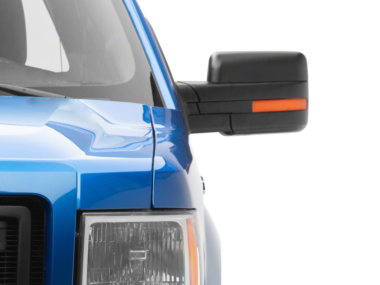 Fit 2007-2014 Ford F150 Power Heated Puddle LED Signal Driver Left Side Mirror E - Foto 4