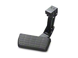 RedRock Retractable Bed Step; Rear Mounted (21-25 F-150 w/o Factory Dual Exhaust)