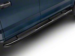 RedRock 3-Inch Side Step Bars; Black (17-26 F-250 Super Duty SuperCrew)