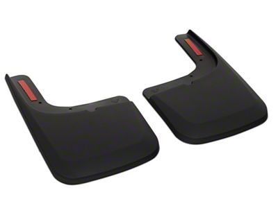 RedRock Molded Mud Guards; Front and Rear (17-22 F-250 Super Duty w/ OE Fender Flares)