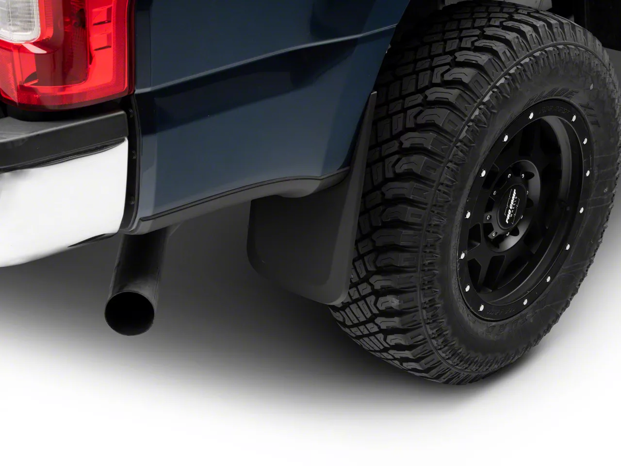 F250 Rocker Guard RedRock F-250 Super Duty Molded Mud Guards; Front and Rear SD19547 (17 ...