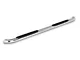 RedRock 4-Inch Oval Bent End Side Step Bars; Stainless Steel (17-24 F-350 Super Duty SuperCrew)