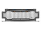 RedRock Baja Upper Replacement Grille with LED Lighting; Charcoal (17-19 F-350 Super Duty)