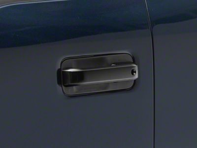 RedRock Door Handle Covers; Black (17-22 F-350 Super Duty SuperCrew)