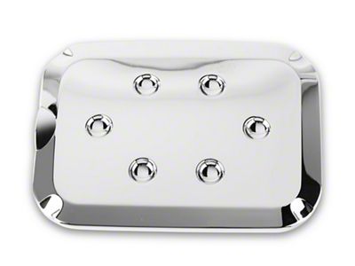 RedRock Fuel Door Cover; Chrome (11-16 F-350 Super Duty)