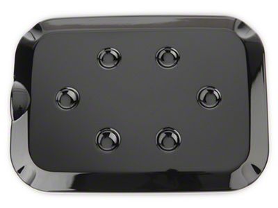 RedRock Fuel Door Cover; Gloss Black (11-16 F-350 Super Duty)