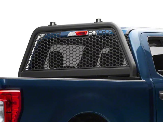Fe350 Rear Rack RedRock F-350 Super Duty HD Headache Rack; Textured Black R152991 (99 ...