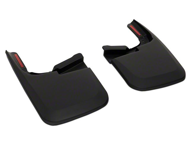 RedRock Molded Mud Guards; Front and Rear (17-24 F-350 Super Duty SRW w/o OE Fender Flares)