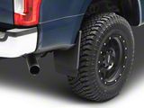 RedRock Molded Mud Guards; Front and Rear (17-22 F-350 Super Duty SRW w/o OE Fender Flares)