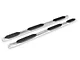 RedRock 5-Inch Oval Bent End Wheel to Wheel Side Step Bars; Stainless Steel (19-24 RAM 1500 Crew Cab w/ 5.7-Foot Box)