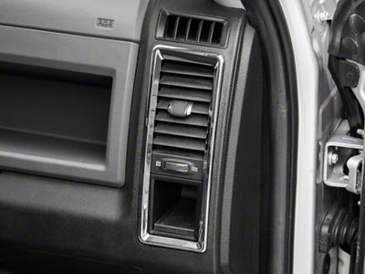 RedRock Air Vent Trim; Chrome (09-18 RAM 1500)