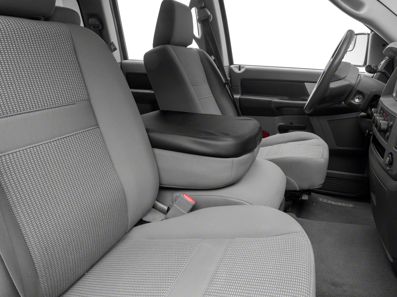 thumbnail image 2 of Black Jump Seat Cover For 2013-2018 Dodge Ram 1500 Center Console Armrest 2 of 3
