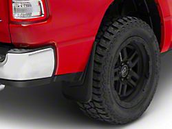 RedRock Molded Mud Guards; Front and Rear (19-24 RAM 1500 w/o OE Fender Flares, Excluding Classic)