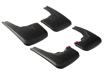 RedRock Molded Mud Guards; Front and Rear (19-23 RAM 1500 w/ OE Fender Flares, Excluding TRX)