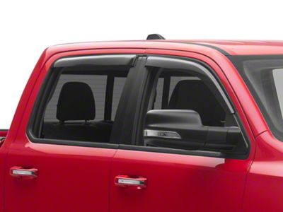 RedRock Out-Channel Window Deflectors (19-25 RAM 1500 Crew Cab)