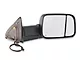 RedRock Powered Heated Towing Mirrors with Smoked Turn Signals; Black (09-18 RAM 1500)