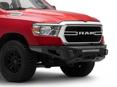 RedRock Pre-Runner HD Modular Winch Mount Front Bumper (19-24 RAM 1500, Excluding Rebel & TRX)