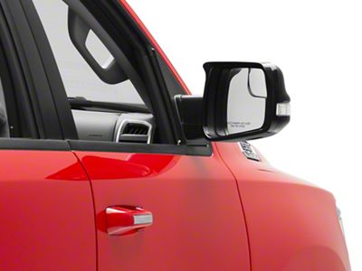 RedRock Side View Mirror Trim; Matte Black (19-25 RAM 1500)