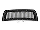 RedRock Baja Upper Replacement Grille with LED; Matte Black (10-18 RAM 3500)