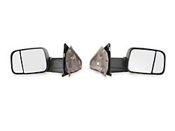 RedRock Powered Heated Towing Mirrors; Black (03-09 RAM 3500)