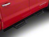 RedRock 4-Inch Drop TC1 Running Boards; Textured Black (19-26 Sierra 1500 Crew Cab)
