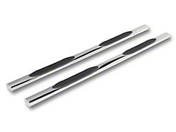RedRock 4-Inch Oval Straight Side Step Bars; Stainless Steel (20-26 Sierra 2500 HD Crew Cab)