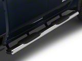 RedRock 6-Inch Oval Straight End Side Step Bars; Stainless Steel (20-26 Sierra 2500 HD Crew Cab)