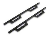 RedRock 4-Inch Drop TC1 Running Boards; Textured Black (20-26 Sierra 3500 HD Double Cab)