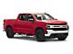 RedRock 6-Inch Oval Bent End Side Step Bars; Stainless Steel (19-24 Silverado 1500 Crew Cab)
