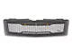 RedRock Baja Upper Replacement Grille with LED Lighting; Matte Black (07-13 Silverado 1500)