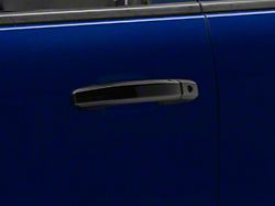 RedRock Door Handle Covers; Black (14-18 Silverado 1500 Crew Cab)